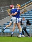 14 October 2012; Stephen Maher, left, and Padraic Maher, Thurles Sarsfields, celebrate at the final whistle after victory over Drom & Inch. Tipperary County Senior Hurling Championship Final, Thurles Sarsfields v Drom & Inch, Semple Stadium, Thurles, Co. Tipperary. Picture credit: Diarmuid Greene / SPORTSFILE