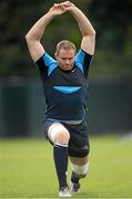 15 October 2012; Leinster's Damian Browne during squad training ahead of their side's Heineken Cup, Pool 5, Round 2, game against Scarlets on Saturday. Leinster Rugby Squad Training, Rosemount, UCD, Belfield, Dublin. Picture credit: Stephen McCarthy / SPORTSFILE