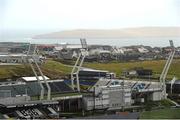 15 October 2012; A general view of the Torsvollur Stadium where the Republic of Ireland will play their FIFA World Cup Qualifier match against the Faroe Islands on Tuesday. Republic of Ireland Squad Training, Torsvollur Stadium, Torshavn, Faroe Islands. Picture credit: David Maher / SPORTSFILE