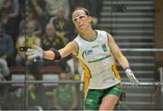 16 October 2012; Fiona Shanon, Belfast, Co. Antrim, in action during her Women's Open Final match against Aisling Reilly, Belfast, Co. Antrim. World Handball Championships, Citywest Hotel & Conference Centre, Saggart, Co. Dublin. Picture credit: Barry Cregg / SPORTSFILE