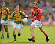 26 August 2012; A general view of the action between Cork and Donegal, during the INTO/RESPECT Exhibition GoGames at the GAA Football All-Ireland Senior Championship Semi-Final. Croke Park, Dublin. Picture credit: Matt Browne / SPORTSFILE