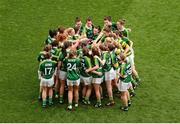 7 October 2012; The Kerry squad ahead of the game. TG4 All-Ireland Ladies Football Senior Championship Final, Cork v Kerry, Croke Park, Dublin. Picture credit: Stephen McCarthy / SPORTSFILE