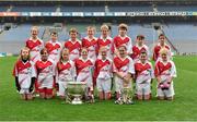 10 October 2012; Pictured at the Kellogg’s Cúl Dream Day Out in Croke Park are the under 12 football group. 82,000 children participated in Kellogg's GAA Cúl Camps in 2012, an increase of almost 6% on 2011, proving that the camps are one of the most popular summer camps, selected by Irish families. Over 1,000 clubs throughout the country hosted Kellogg's GAA Cúl Camps, during the summer of 2012, with the highest numbers participating in GAA strongholds like Dublin, Cork, Galway, Limerick and Kildare. Counties like Meath, Westmeath and Longford also saw a huge surge in camp registrations with numbers up by 41% in Meath, 34% in Westmeath, 21% in Mayo, 20% in Longford and 8% in Donegal. Croke Park, Dublin. Picture credit: Barry Cregg / SPORTSFILE
