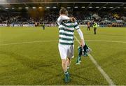 19 October 2012; Gary Twigg, Shamrock Rovers, at the end of the game after his last game for Shamrock Rovers. Airtricity League Premier Division, Shamrock Rovers v UCD, Tallaght Stadium, Tallaght, Co. Dublin. Picture credit: David Maher / SPORTSFILE