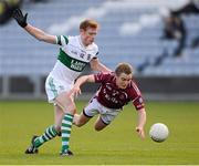 21 October 2012; David Conway, Arles Kilcruise, in action against Brian Glynn, Portlaoise. Laois County Senior Football Championship Final, Portlaoise v Arles Kilcruise, O'Moore Park, Portlaoise, Co. Laois. Photo by Sportsfile