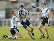 21 October 2012; Keith Quinn, Mayobridge, in action against Paul Greenan and Gary McEvoy, Kilcoo. Down County Senior Football Championship Final, Mayobridge v Kilcoo, Pairc Esler, Newry, Co. Down. Picture credit: Oliver McVeigh / SPORTSFILE