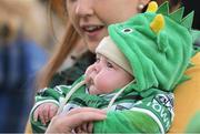 21 October 2012; 8 week old Ben McCormack, son of Portlaoise player Brian McCormack, at the game. Laois County Senior Football Championship Final, Portlaoise v Arles Kilcruise, O'Moore Park, Portlaoise, Co. Laois. Photo by Sportsfile