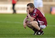 21 October 2012; A dejected David Conway, Arles Kilcruise, at the end of the game. Laois County Senior Football Championship Final, Portlaoise v Arles Kilcruise, O'Moore Park, Portlaoise, Co. Laois. Photo by Sportsfile