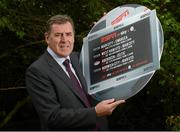 22 October 2012; Former Republic of Ireland international Packie Bonner promotes ESPN’s live coverage of forthcoming matches in the Barclays Premier League and Clydesdale Bank Premier League. Merrion Hotel, Dublin. Photo by Sportsfile