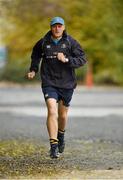 22 October 2012; Leinster head coach Joe Schmidt makes his way to squad training ahead of their side's Celtic League, Round 7, match against Cardiff Blues on Saturday. Leinster Rugby Squad Training, Rosemount, UCD, Belfield, Dublin. Picture credit: Barry Cregg / SPORTSFILE