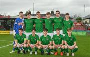 30 October 2017; Cork City team ahead of the SSE Airtricity National Under 17 League Final match between Cork City and Bohemians at Turner's Cross in Cork. Photo by Eóin Noonan/Sportsfile