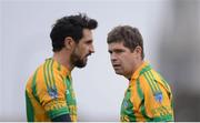 28 October 2012; Finuge's Eamonn Fitzmaurice, right, and Paul Galvin during the game. Kerry County Intermediate Football Championship Final, Finuge v Spa, Austin Stack Park, Tralee, Co. Kerry. Picture credit: Stephen McCarthy / SPORTSFILE