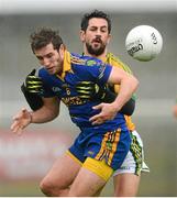 28 October 2012; Damien O'Sullivan, Spa, in action against Paul Galvin, Finuge. Kerry County Intermediate Football Championship Final, Finuge v Spa, Austin Stack Park, Tralee, Co. Kerry. Picture credit: Stephen McCarthy / SPORTSFILE
