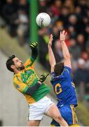28 October 2012; Paul Galvin, Finuge, in action against Damien O'Sullivan, Spa. Kerry County Intermediate Football Championship Final, Finuge v Spa, Austin Stack Park, Tralee, Co. Kerry. Picture credit: Stephen McCarthy / SPORTSFILE