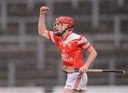 28 October 2012; Shay Casey, Loughgiel Shamrocks, celebrates after scoring his side's first goal. AIB Ulster GAA Hurling Senior Club Championship Final, Loughgiel Shamrocks v St. Patricks, Portaferry, Casement Park, Belfast, Co. Antrim. Photo by Sportsfile