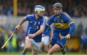 28 October 2012; John O'Gorman, Cratloe, in action against Mike McInerney, Newmarket-on-Fergus. Clare County Senior Hurling Championship Final, Newmarket-on-Fergus v Cratloe, Cusack Park, Ennis, Co. Clare. Picture credit: Diarmuid Greene / SPORTSFILE