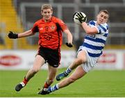 28 October 2012; Sean Dineen, Castlehaven, in action against Lorcain MacLoughlin, Duhallow. Cork County Senior Football Championship Final, Duhallow v Castlehaven, Páirc Uí Chaoimh, Cork. Picture credit: Matt Browne / SPORTSFILE