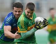 28 October 2012; Carlos Flynn, Rhode, in action against Colin Goss, St. Patrick's. AIB Leinster GAA Football Senior Club Championship, First Round, Rhode v St Patrick's, O'Connor Park, Tullamore, Co. Offaly. Picture credit: David Maher / SPORTSFILE