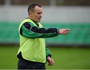 28 October 2012; St. Patrick's manager Fergal Reel. AIB Leinster GAA Football Senior Club Championship, First Round, Rhode v St. Patrick's, O'Connor Park, Tullamore, Co. Offaly. Picture credit: David Maher / SPORTSFILE