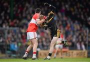 28 October 2012; Brendan Kelleher, Dingle, and Colm Cooper, Dr. Crokes, tussle off the ball. Kerry County Senior Football Championship Final, Dingle v Dr. Crokes, Austin Stack Park, Tralee, Co. Kerry. Picture credit: Stephen McCarthy / SPORTSFILE