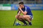 28 October 2012; Conor Ryan, Cratloe, shows his disappointment after defeat to Newmarket-on-Fergus. Clare County Senior Hurling Championship Final, Newmarket-on-Fergus v Cratloe, Cusack Park, Ennis, Co. Clare. Picture credit: Diarmuid Greene / SPORTSFILE