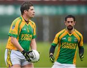 28 October 2012; Eamonn Fitzmaurice, Finuge, with support from team-mate Paul Galvin. Kerry County Intermediate Football Championship Final, Finuge v Spa, Austin Stack Park, Tralee, Co. Kerry. Picture credit: Stephen McCarthy / SPORTSFILE