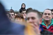 28 October 2012; Supporters look on during the cup presentation. Clare County Senior Hurling Championship Final, Newmarket-on-Fergus v Cratloe, Cusack Park, Ennis, Co. Clare. Picture credit: Diarmuid Greene / SPORTSFILE