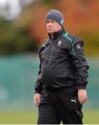 29 October 2012; Ireland head coach Declan Kidney during squad training ahead of their side's Autumn International match against South Africa on Saturday November 10th. Ireland Rugby Squad Training, Carton House, Maynooth, Co. Kildare. Photo by Sportsfile