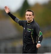 28 October 2012; Referee Maurice Deegan. AIB Leinster GAA Football Senior Club Championship, First Round, St Patrick's, Wicklow, v Éire Óg, Carlow. County Grounds, Aughrim, Co. Wicklow. Picture credit: Ray McManus / SPORTSFILE