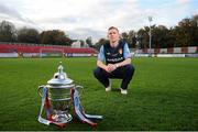 29 October 2012; St. Patrick's Athletic's Conor Kenna ahead of their side's FAI Ford Cup Final match against Derry City, to be played on Sunday November 4th. FAI Ford Cup Final Press Conference, Richmond Park, Dublin. Picture credit: David Maher / SPORTSFILE