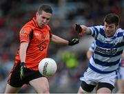 28 October 2012; Matthew Dilworth, Duhallow, in action against Liam Collins, Castlehaven. Cork County Senior Football Championship Final, Duhallow v Castlehaven, Páirc Uí Chaoimh, Cork. Picture credit: Matt Browne / SPORTSFILE
