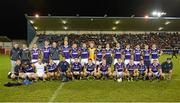 29 October 2012; The Kilmacud Crokes squad, back row, from left to right, Ray Cosgrove, Declan Kelleher, Brian McGrath, Brian Hanamy, Nicky McGrath, Pat Duggan, Johnny Magee, Mark Coughlan, David Nestor, Craig Dias, Rory O'Carroll, Darren Magee, Stephen Williams, Cian O'Sullivan, Barry O'Rorke, and Ross O'Carroll. Front row, from left to right, Mark Vaughan, Ronan Ryan, Gavin Morris, Mark O'Dwyer, Karl Dias, Eoin Culligan, Kevin Nolan, Liam Óg Ó hÉineacháin, Adrian Morrissey, Paul Mannion, Ryan O'Dwyer, Pat Burke and Conor Lamb. Dublin County Senior Football Championship Final, Ballymun Kickhams v Kilmacud Crokes, Parnell Park, Dublin. Picture credit: Dáire Brennan / SPORTSFILE