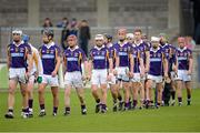 14 October 2012; The Kilmacud Crokes team during the pre-match parade. Dublin County Senior Hurling Championship Final, Cuala v Kilmacud Crokes, Parnell Park, Dublin. Picture credit: Ray McManus / SPORTSFILE