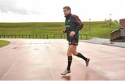 31 October 2012; Munster's Ronan O'Gara makes his way out for squad training ahead of their side's Celtic League 2012/13, Round 8, match against Cardiff Blues on Friday. Munster Rugby Squad Training, University of Limerick, Limerick. Picture credit: Diarmuid Greene / SPORTSFILE