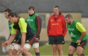 31 October 2012; Munster head coach Rob Penney during squad training ahead of their side's Celtic League 2012/13, Round 8, match against Cardiff Blues on Friday. Munster Rugby Squad Training, University of Limerick, Limerick. Picture credit: Diarmuid Greene / SPORTSFILE