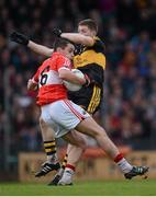 28 October 2012; Brendan Kelliher, Dingle, in action against Kieran O'Leary, Dr. Crokes. Kerry County Senior Football Championship Final, Dingle v Dr. Crokes, Austin Stack Park, Tralee, Co. Kerry. Picture credit: Stephen McCarthy / SPORTSFILE