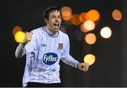 2 November 2012; Paul Whelan, Dundalk, celebrates after the final whistle. Airtricity League Promotion / Relegation Play-Off Final, 2nd Leg, Waterford United v Dundalk, RSC, Waterford. Picture credit: Matt Browne / SPORTSFILE