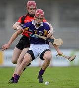 4 November 2012; Rory O'Carroll, Kilmacud Crokes, in action against Paul Roche, Oulart-the-Ballagh. AIB Leinster GAA Hurling Senior Championship Quarter-Final, Kilmacud Crokes, Dublin v Oulart-the-Ballagh, Wexford, Parnell Park, Dublin. Picture credit: Ray McManus / SPORTSFILE