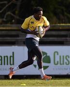 5 November 2012; South Africa's Lwazi Mvovo during squad training ahead of their side's Autumn International match against Ireland on Saturday. South Africa Squad Training, Blackrock College, Blackrock, Co. Dublin. Photo by Sportsfile