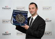 10 November 2012; Neil Doyle who won the Referee of the Year award. 2012 PFAI Player of the Year Awards sponsored by Tissot, The Burlington Hotel, Dublin. Photo by Sportsfile
