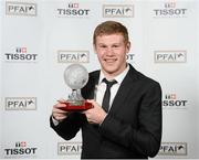 10 November 2012; James McClean, Sunderland, who won the Irish Overseas Player of the Year award. 2012 PFAI Player of the Year Awards sponsored by Tissot, The Burlington Hotel, Dublin. Photo by Sportsfile