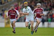 11 November 2012; Colin Fennelly, Ballyhale Shamrocks, in action against Robbie Fitzpatrick, left, and John Fagan, Dicksboro. Kilkenny County Senior Club Hurling Championship Final, Ballyhale Shamrocks v Dicksboro, Nowlan Park, Kilkenny. Picture credit: Brendan Moran / SPORTSFILE