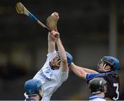 11 November 2012; Ger O'Grady, Thurles Sarsfields, in action against Joe Barry, Sarsfields. AIB Munster GAA Senior Hurling Championship Semi-Final, Thurles Sarsfields, Tipperary v Sarsfields, Cork, Semple Stadium, Thurles, Co. Tipperary. Photo by Sportsfile