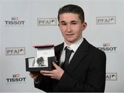 10 November 2012; Sean Maguire, Waterford United, who was nominated for the Young Player of the Year award. 2012 PFAI Player of the Year Awards sponsored by Tissot, The Burlington Hotel, Dublin. Photo by Sportsfile