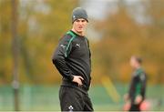 13 November 2012; Ireland's Jonathan Sexton during squad training ahead of his side's Autumn International match against Fiji on Saturday. Ireland Rugby Squad Training, Carton House, Maynooth, Co. Kildare. Picture credit: Barry Cregg / SPORTSFILE