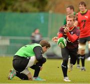 13 November 2012; Ireland's Paul Marshall in action during squad training ahead of his side's Autumn International match against Fiji on Saturday. Ireland Rugby Squad Training, Carton House, Maynooth, Co. Kildare. Picture credit: Barry Cregg / SPORTSFILE