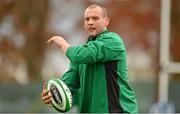 13 November 2012; Ireland's Dan Tuohy in action during squad training ahead of his side's Autumn International match against Fiji on Saturday. Ireland Rugby Squad Training, Carton House, Maynooth, Co. Kildare. Picture credit: Barry Cregg / SPORTSFILE