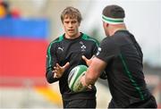 15 November 2012; Ireland's Andrew Trimble in action during squad training ahead of their side's Autumn International match against Fiji on Saturday. Ireland Rugby Squad Training, Thomond Park, Limerick. Picture credit: Diarmuid Greene / SPORTSFILE