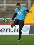 16 November 2012; Ireland's Denis Hurley in action during the captain's run ahead of their side's Autumn International match against Fiji on Saturday. Ireland Rugby Squad Captain's Run, Thomond Park, Limerick. Picture credit: Diarmuid Greene / SPORTSFILE