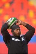 16 November 2012; Fiji's Viliame Veikoso in action during the squad captain's run ahead of their side's Autumn International match against Ireland on Saturday. Fiji Rugby Squad Captain's Run, Thomond Park, Limerick. Picture credit: Diarmuid Greene / SPORTSFILE